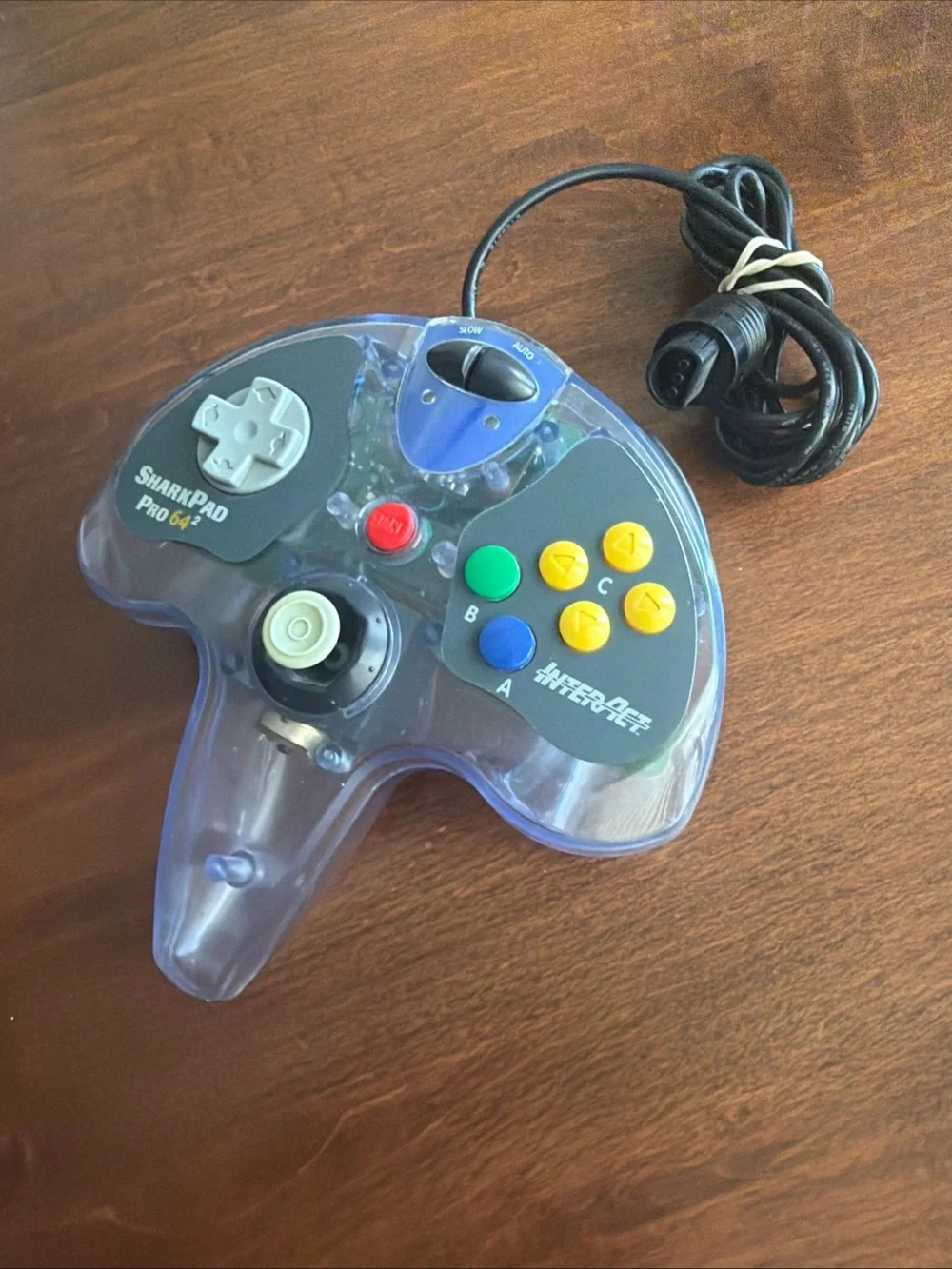 Nintendo 64 InterAct Shark Pad Pro 2 Controller N64 Clear